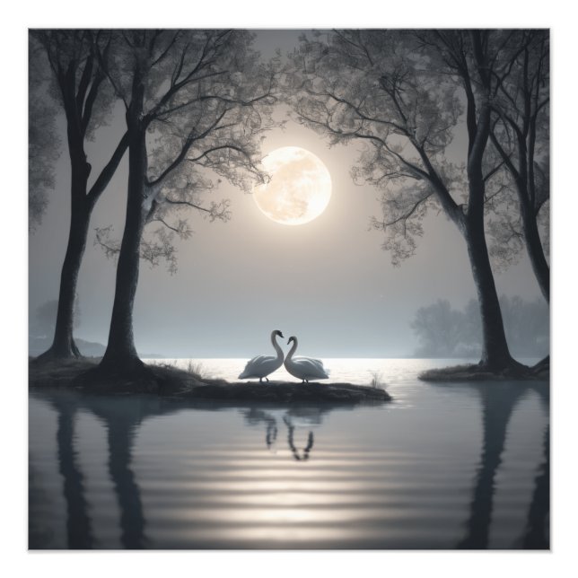 SVANAR i KÄRLEK POSTER (Framsidan)