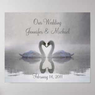Svanar i Kärlek ~ Poster / Bride & Groom