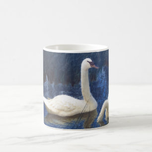 Svanar i Reeds, Bruno Liljefors Kaffemugg