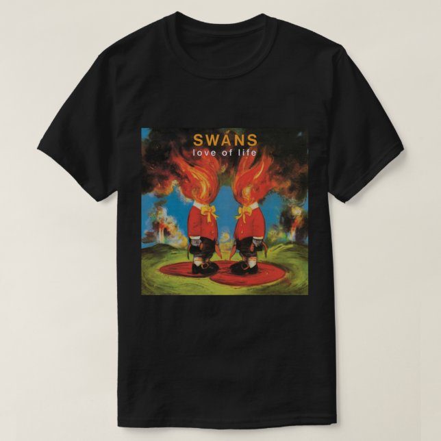 Svanar Kärlek i Life Classic T-Shirt (Design framsida)