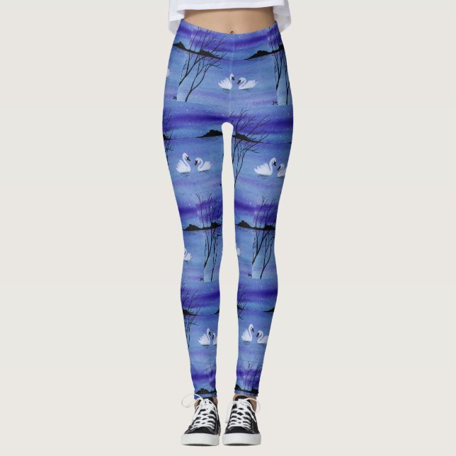 Svanar Leggings (Framsida)