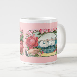 Svanar och Ro Vintage Victorian Jumbo Mugg