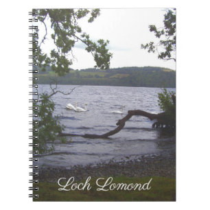 Svanar på Loch Lomond Anteckningsbok