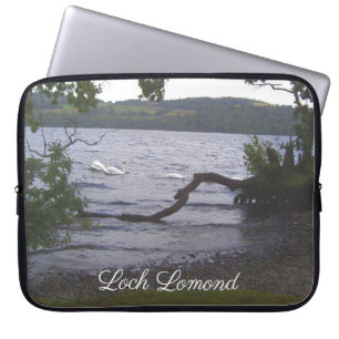 Svanar på Loch Lomond Laptop Fodral