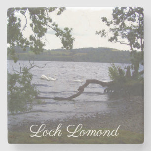 Svanar på Loch Lomond Stenunderlägg