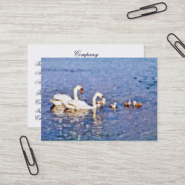 SVANAR VISITKORT (Fram/Back In Situ)