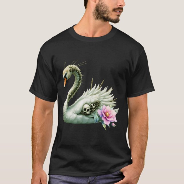 Svanen av glömda vatten.  t shirt (Framsida)