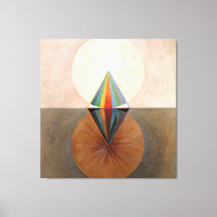 Svanen, grupp IX, nr 12 av Hilma af Klint Canvastryck