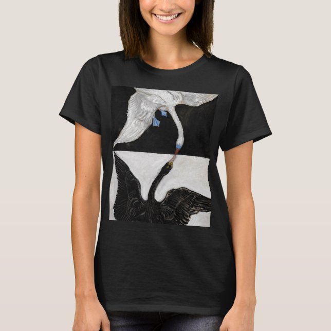 Svanen, nr 1 av Hilma af Klint T Shirt (Framsida)
