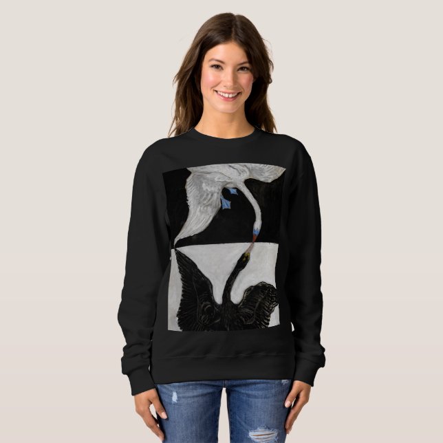 Svanen, nr 1 av Hilma af Klint T Shirt (Hel framsida)