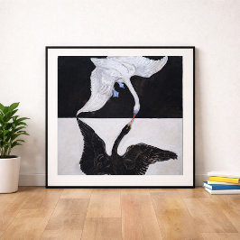 Svanen nr.1, grupp IX SUW, Hilma af Klint Poster