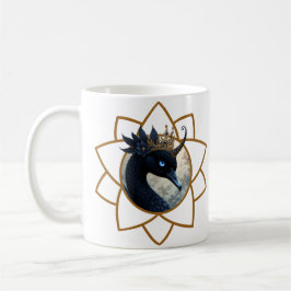 Svanen som vaktar månen. kaffemugg