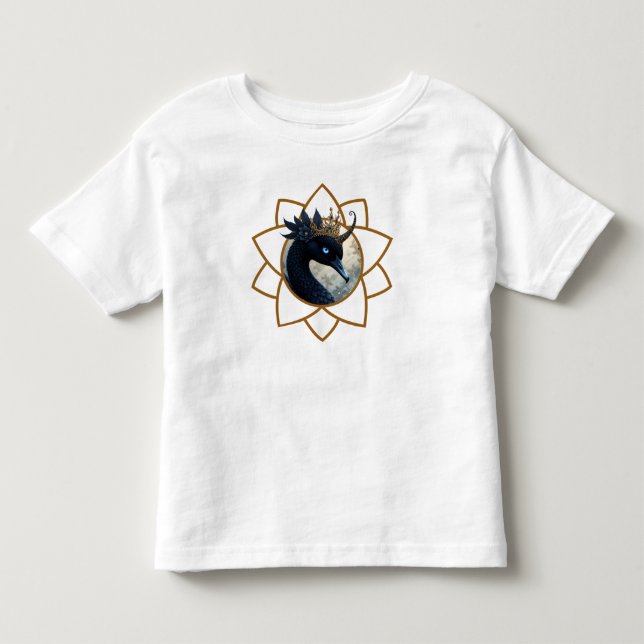 Svanen som vaktar månen.   t shirt (Framsida)