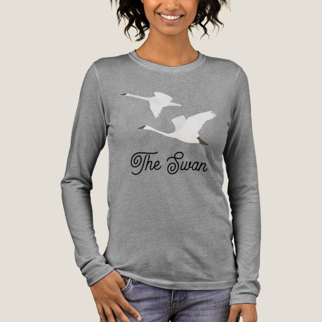 Svanens färgblock t shirt (Framsida)