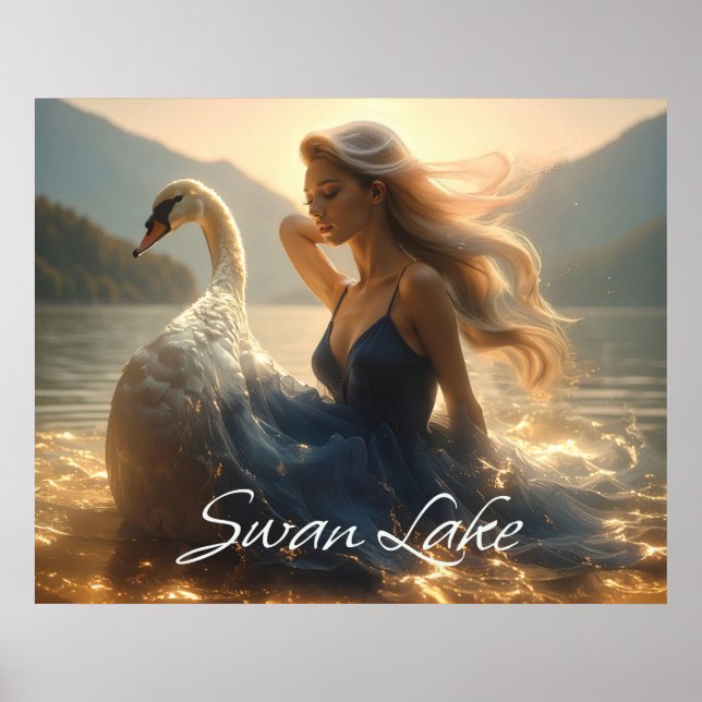 SVANENS SJÖ - BALETT & DANS -  POSTER (Framsidan)