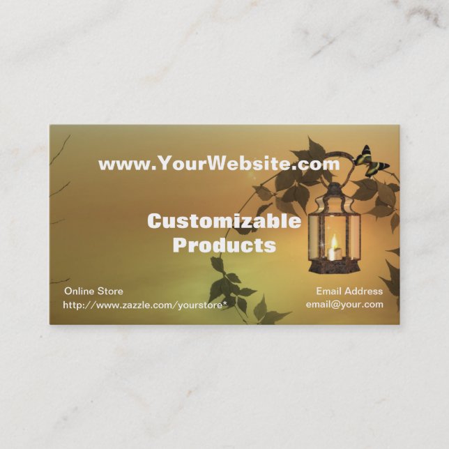 Svanesången profilerar kortet visitkort (Framsida)