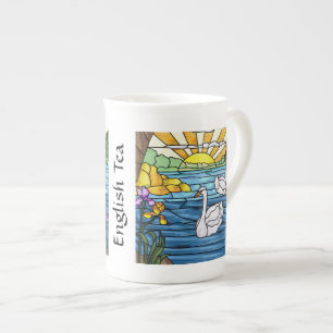SvanesångTeakopp Benporslin Mugg