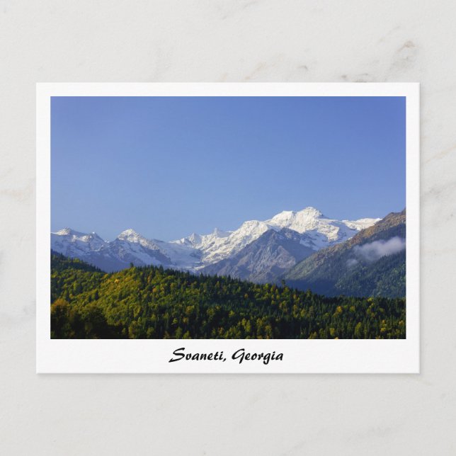 Svaneti Georgia souvenir-vykort Vykort (Framsida)