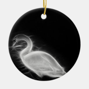 SvanFractal Julgransprydnad Keramik
