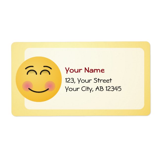 Sväng Ansikte med leende Öga Fraktsedel (Framsidan)