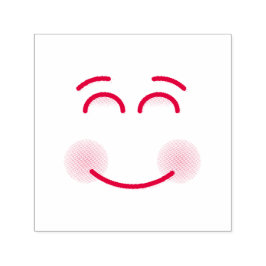 Sväng Ansikte med leende Öga Självfärgande Stämpel