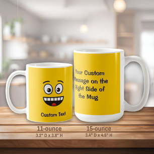Sväng Ansikte med Open Mouth Coffee Mugg