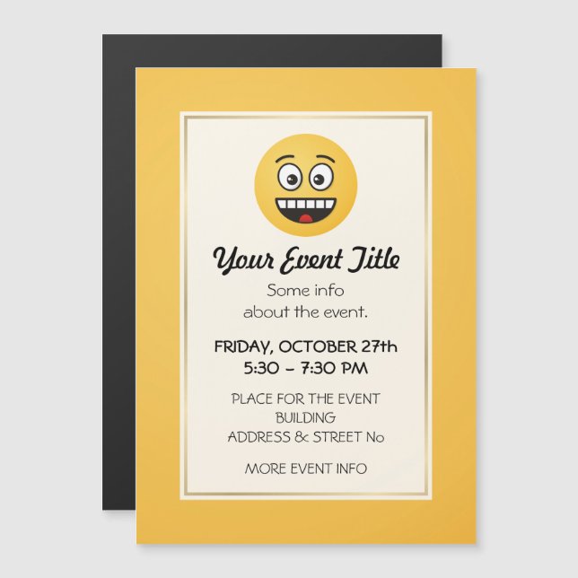 Sväng Ansikte med öppen mun (Fram/baksida)