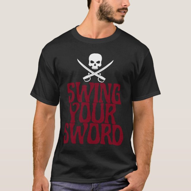 Sväng ditt ord Retro T Shirt (Framsida)