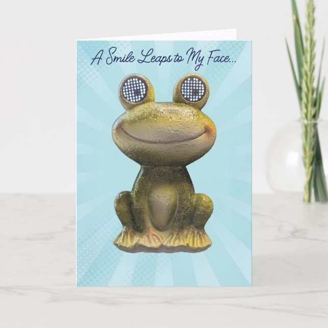 Sväng Frog tänka på dig Kort (Framsida)