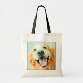 Sväng Golden Retriever i vattenfärg Tygkasse