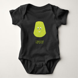 Sväng grönt-gummitecken ord t shirt