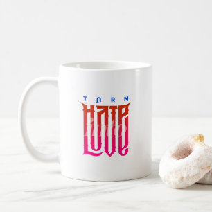 Sväng Hate in Kärlek Klassiskt Mugg #11
