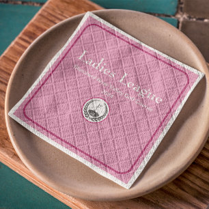 Sväng in i Stil: Rosa Dam Golf League Napkin Pappersservett