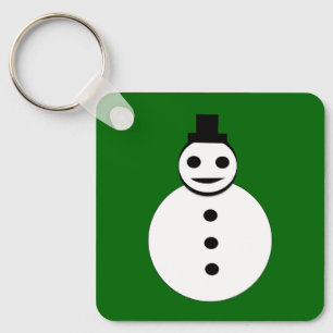 Sväng jul i Anpassningsbarna Snögubbe Nyckelring