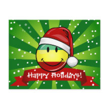 Sväng jul Stil Rastafarian Flagga