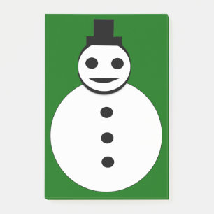 Sväng julklapp Snögubbe Post antecknar Pad Post-it Block