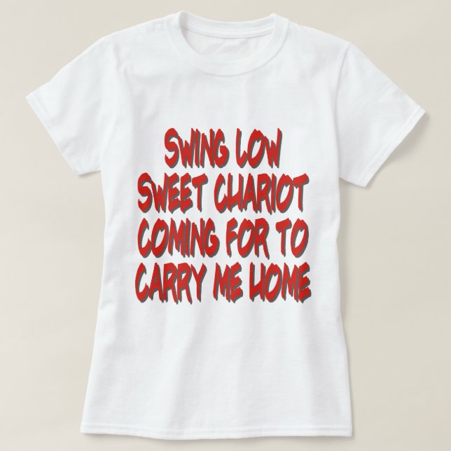 SVÄNG LÅGT SÖTA KARR T SHIRT (Design framsida)