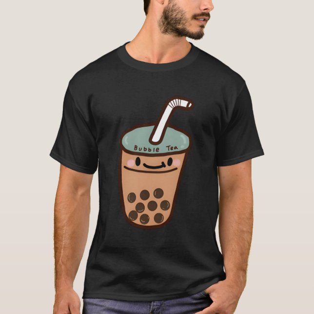 Sväng Mjölk "Bubble" Tea Boba Tea T Shirt (Framsida)