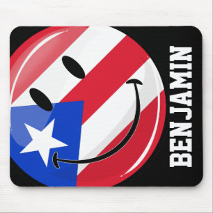 Sväng Puerto Rican-Flagga Musmatta