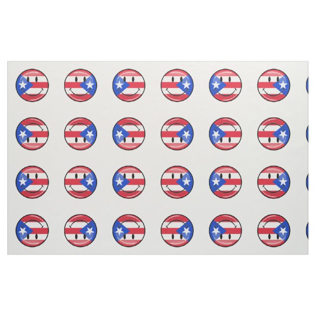 Sväng Puerto Rican-Flagga Tyg (Fat Quarter)