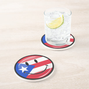 Sväng Puerto Rican-Flagga Underlägg Sandsten