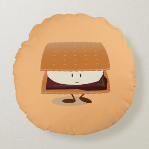 Sväng S:more Food Round Pillow Rund Kudde