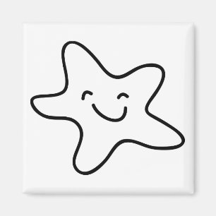 Sväng Starfish Clipart Magnet