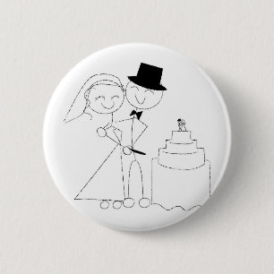 Sväng Stick figur Kummel Knapp