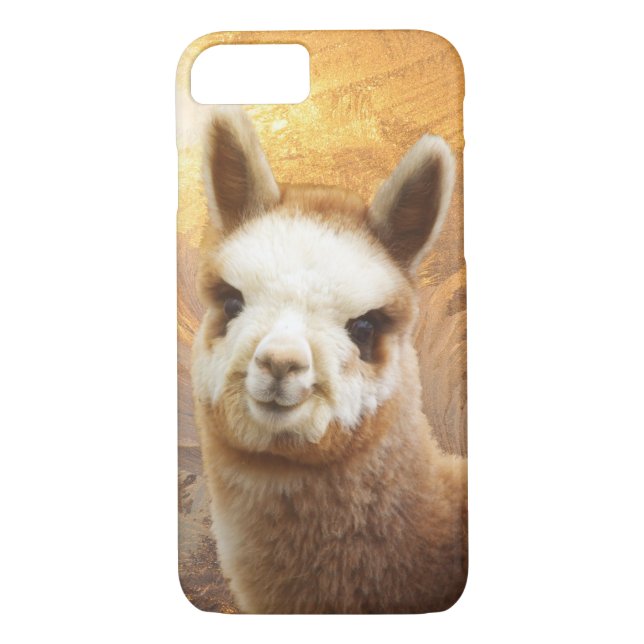 Svänga Alpaca iPhone 7 Fodral Case-Mate iPhone Skal (Baksida)