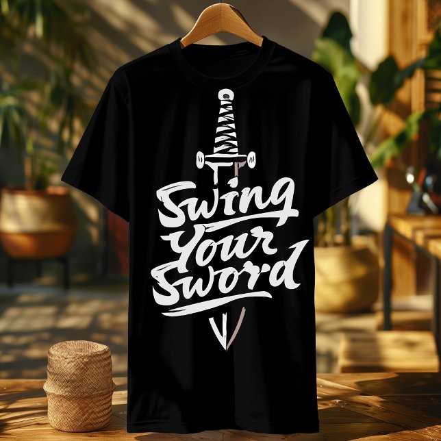 svänga din svärd vintage t shirt (Skapare uppladdad)