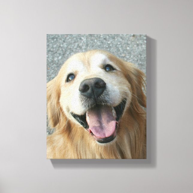 Svänga utskrift av Wrapped Canvas (Golden Retrieve (Framsida)