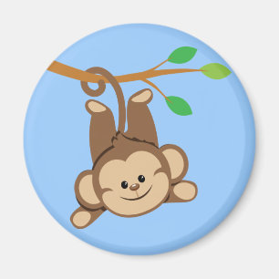 Svängande apa för pojke magnet