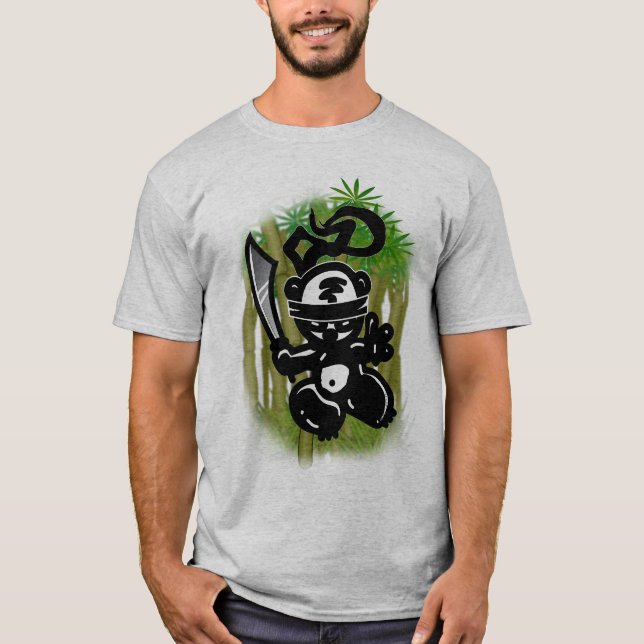 Svängande-Bambu-Panda-Stil Tröja (Framsida)