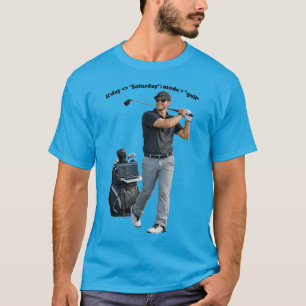 Svängande mjukvaruingenjör som spelar golf URM T Shirt